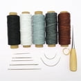 thumbnail image 2 of 14 Uds Herramientas de Trabajo de material cuero Herramientas de Artesanales de material cuero de Agujas para Tapicería Alfombra Repar Hugo Kits de costura a mano, 2 of 7