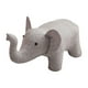 thumbnail image 2 of Taburete para niños, sofá, taburete de té, taburete otomano multifuncional con dibujos animados para cambiar zapatos. elefante blanco, 2 of 9