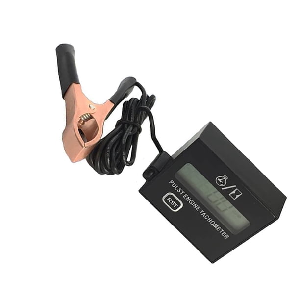 Speravity Tacómetro para cortacésped de motocicleta, medidor de pulso inductivo, velocímetro de plástico, accesorios para motocicleta, Accesorios para motos