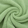 thumbnail image 2 of Xiao Hua Toalla de baño gruesa de color sólido para el hogar, suave, absorbente de agua, de terciopelo largo, de algodón puro, verde, juego de 2 piezas, 2 of 5