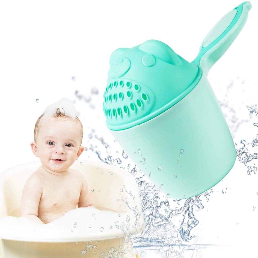 Baby Dippers Bath Rinse Cup Shampoo Rinser Shower Sprinkler Spoon