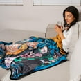 thumbnail image 4 of Demon Slayer Fleece Throw Blanket | 45 x 60 Inches, 4 of 7