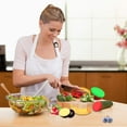 thumbnail image 5 of Reduces Food Waste Reusable Silicone Food Savers, Premium Silicone Dishwasher Safe Set For Eco-Friendly Storage Solutions, 5 of 5