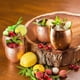 thumbnail image 3 of Cobre Mula Moscú Metal Vasos Acero Inoxidable para Vino Y, 3 of 8