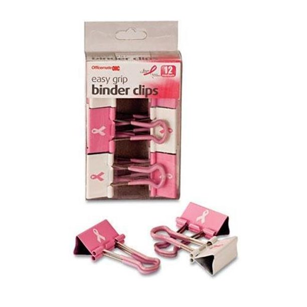 Officemate International 8905 Breast Cancer Awareness Medium Easy Grip