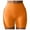 Orange, variant on Women's Seamless Scrunch Shorts Workout High Waisted 4.5 Inch Inseam Gym Running Yoga