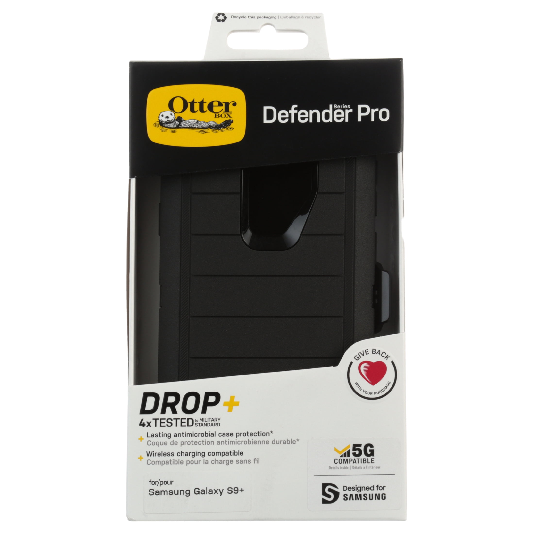 OtterBox Defender Series Pro Phone Case for Samsung Galaxy S9+ - Black