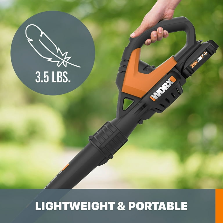 WORX WG545.1 20V AIR 120 MPH Cordless Handheld Blower (1 x 2.0 Ah