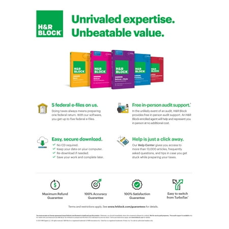 H&R Block Tax Software Premium&Business 2021 - Windows