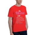 thumbnail image 2 of Mema Grandma Gift The Mema Code Men'S Basic Short Sleeve T-Shirt Red Xx-Large, 2 of 5