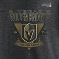 thumbnail image 4 of Men's Fanatics Heather Charcoal Vegas Golden Knights 2025 Stanley Cup Playoffs Crossbar Tri-Blend T-Shirt, 4 of 4