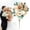 Z-B-GYellow, variant on Peony Artificial Flowers Bouquet, 11.8In Mixed Faux Silk Rose, Peony, Hydrangea & Baby's Breath, Floral Arrangement for Outdoor Indoor Home Vase Table Centerpieces Wedding Party Decor, Pink