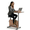 Rose Gold, variant on HARISON Exercise Bike with Desktop, Wood Grain Stationary Bike for Home Office Active Sitting, Adjustable Magnetic Exercise Bike with 8-Level Resistance & Bluetooth