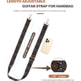 thumbnail image 3 of YooGuoGuo Purse Straps Replacement Crossbody Straps for Purses Gold Hardware Adjustable Length Belt Guitar Strap, 3 of 8