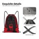 thumbnail image 4 of Fotbe Black Panther Red Background Bolsa Mochila con Cordón Estampada, Bolsa de Gimnasio Deportiva, Bolsa Cinch, Bolsa con Cordón para Hombres y Mujeres-Small, 4 of 6