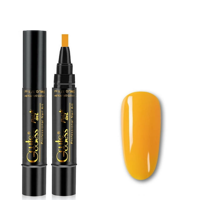 Lápiz de gel para uñas, gel para uñas en lápiz, no requiere aceite ni capa superior para niñas, para dibujo de uñas artísticas, lápiz de esmalte de 5 ml