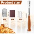 thumbnail image 2 of Lame Bread Tool, Bread Scoring Tool with 10 Razor Cutter Blades, 2 Cut-Proof Finger Sleeves & Leather Protective Cover, Stainless Steel Dough Knife for Sourdough Bread Slashing Baking Supplies, 2 of 7