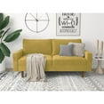 thumbnail image 4 of Kingway Furniture Ameli Velvet Living Room Sofa in Goldenrod, 4 of 4