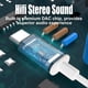 thumbnail image 2 of Auriculares USB C, auriculares tipo C con cable magnético, micrófono y control de volumen, compatibles con Google, 2 of 4
