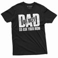 thumbnail image 3 of Men's Off Duty dad T-shirt father's day dad gift tee shirt Birthday gift for him papa daddy gift (3X-Large Navy Blue), 3 of 7