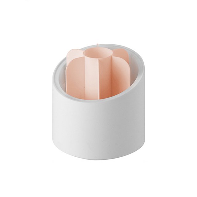 Multi-Tier Rotating Desk Organizer - Stationery Storage Cup for Pens, Scissors & Office Supplies (Space-Efficient Design)