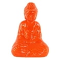 thumbnail image 2 of Urban Trends Collection: Ceramic Buddha Figurine, Gloss Finish, White, 2 of 2