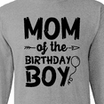 thumbnail image 4 of Inktastic Mom of the Birthday Boy with Balloon Long Sleeve T-Shirt, 4 of 5