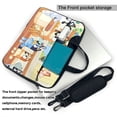 thumbnail image 2 of Lsque Bluey Pattern Laptop Bag – Portable & Slim Single-Shoulder Computer Case with Adjustable Strap, Protective, Lightweight for 13”/14”/15.6” Laptops, 2 of 8