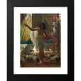 thumbnail image 2 of Edward John Poynter 19x24 Black Modern Framed Museum Art Print Titled - Feeding the Sacred Ibis in the Halls of Karnac, 2 of 5