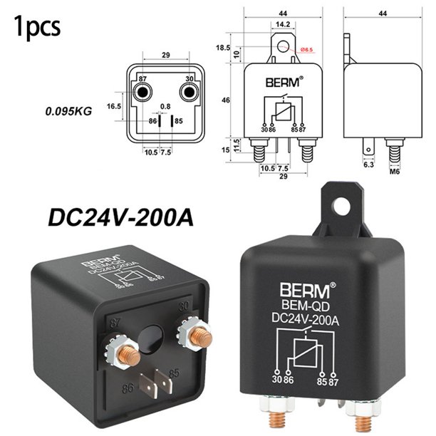 High Current Relay Start Relay 200A/100A 12V/24V Start Relay Car Relay