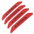 thumbnail image 4 of Riwesomey 4 Uds. De cinta reflectante de seguridad para puerta de coche, pegatinas de señal abierta, calcomanías de alerta, marca de Herramientas de reparación de automóviles Rojo, 4 of 6