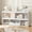 White 1 Drawer, variant on Sunvasagoo 5-Cube Wooden Kids Bookshelf w/ Drawer, Natural Horizontal Toy Storage Organizer for Playroom, Nursery&Classroom