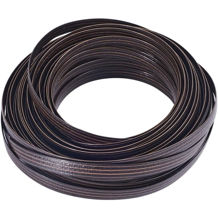 10m Rattan Repair Kit Coffee Wicker Repair Material Plastic Rattan Wicker Roll Waterproof Rattan Fix Material for Garden Patio Furniture and Rattan Chair Sofa Storage Basket for DIY