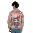 thumbnail image 5 of Happy Valentine’s Day Adorable Exotic Shorthair Kitten Holding Heart Balloon All Over Print 3D Baseball Jacket Cat Lover Kitten Owner Gifts Bomber Jacket Softball - 00030, 5 of 6