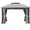 Gray, variant on SummerCove Fiona 11 ft. x 13 ft. 2-tier Gazebo with Light Gray Canopy