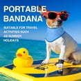 thumbnail image 6 of 3 Pack Dog Ice Bandana Cooling Pet Bandana Dog Neck Cooler Breathable Dog Collar Bandanas Heat Dissipation Triangle Scarfs Pet Cooling Collars for Dog Cat Calming Hot Weather Summer, 6 of 7