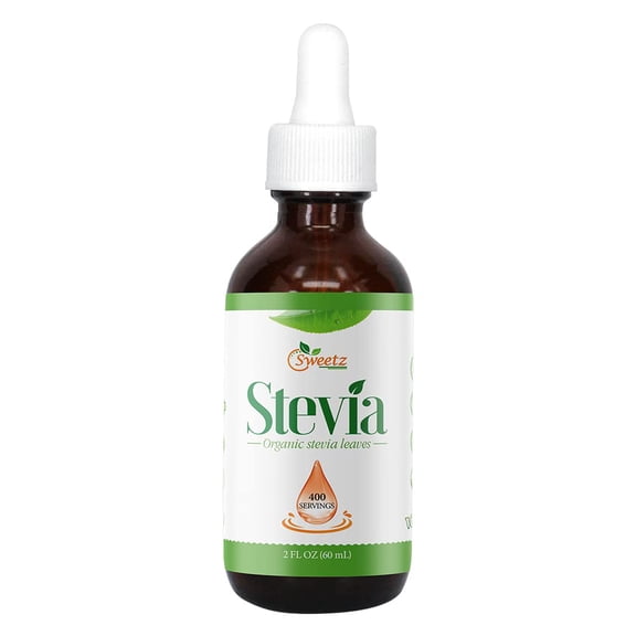 G-Sweetz Liquid Stevia – Made from Reb-D Rich Organic Stevia Extract – Concentrated Stevia Sweetener ––Liquid Stevia Sweetener for Drinks, Food, and Pastries, No Calories, and No Carbs – 2 FL OZ