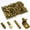 4 Style-Bronze tone-104 Pcs, variant on 104Pcs Shelf Pins Kit 4 Styles Nickel Plated 5mm & 1/4 Inch Shelf Support Pegs for Kitchen Furniture Closet