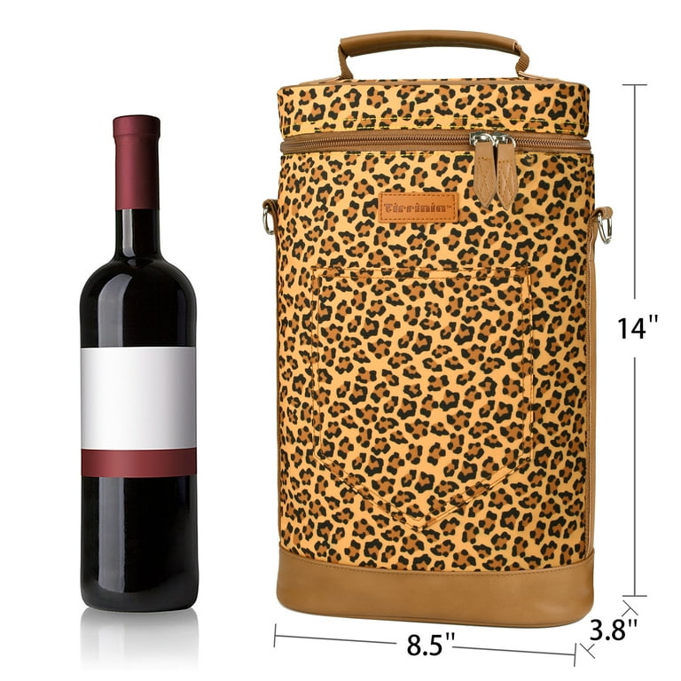 Padded wine bottle carrier clearance