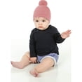 thumbnail image 3 of Chapeau Exclusif Bébé Tricot de Haricot Chaud d'Hiver avec Pompon, 3 of 5