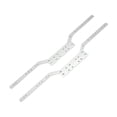 thumbnail image 4 of BELOVING 2 Pcs Rails de Cadre de Châssis de Voiture RC pour MN98 MN99S Échelle 1/12 RC Crawler argent, 4 of 10