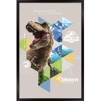 Jurassic World: Dominion - T-Rex Wall Poster, 14.725" x 22.375" Framed