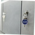 thumbnail image 4 of HUGFEGWE 100pcs Hand Sign Listing Numbered Tags Numbered Key Tags Metal Tags Numbered Id Tags Numbered Storage Tags Keychain Key Identifiers Numbered Key Rings License Plate Aluminum Alloy, 4 of 9