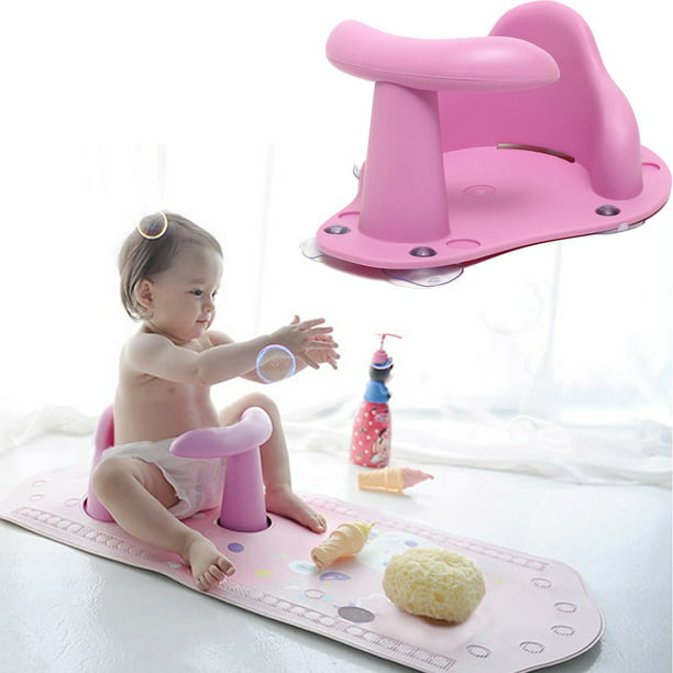 Novashion Baby Bath Seat Bathtub, Pink Baby Bathtub Ring