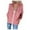 Pink, variant on Women's Plus Size Full Zip up Hoodie Jacket Lightweight Long Sleeve Hooded Sweatshirt Coat with Pockets