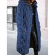 thumbnail image 3 of Cárdigan de Larga de Punto Grueso para Mujer, Suéter de Otoño Invierno de Gran Tamaño con Botones y Bolsillo. Azul Vaquero XL, 3 of 7