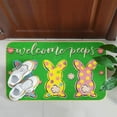 thumbnail image 2 of Dsscvnef Easter Bunny Doormat Farmhouse Holiday Non Indoor Entrance Rug Spring Welcome Mat for Home Decoration Visual Design Floor Mat, 2 of 7
