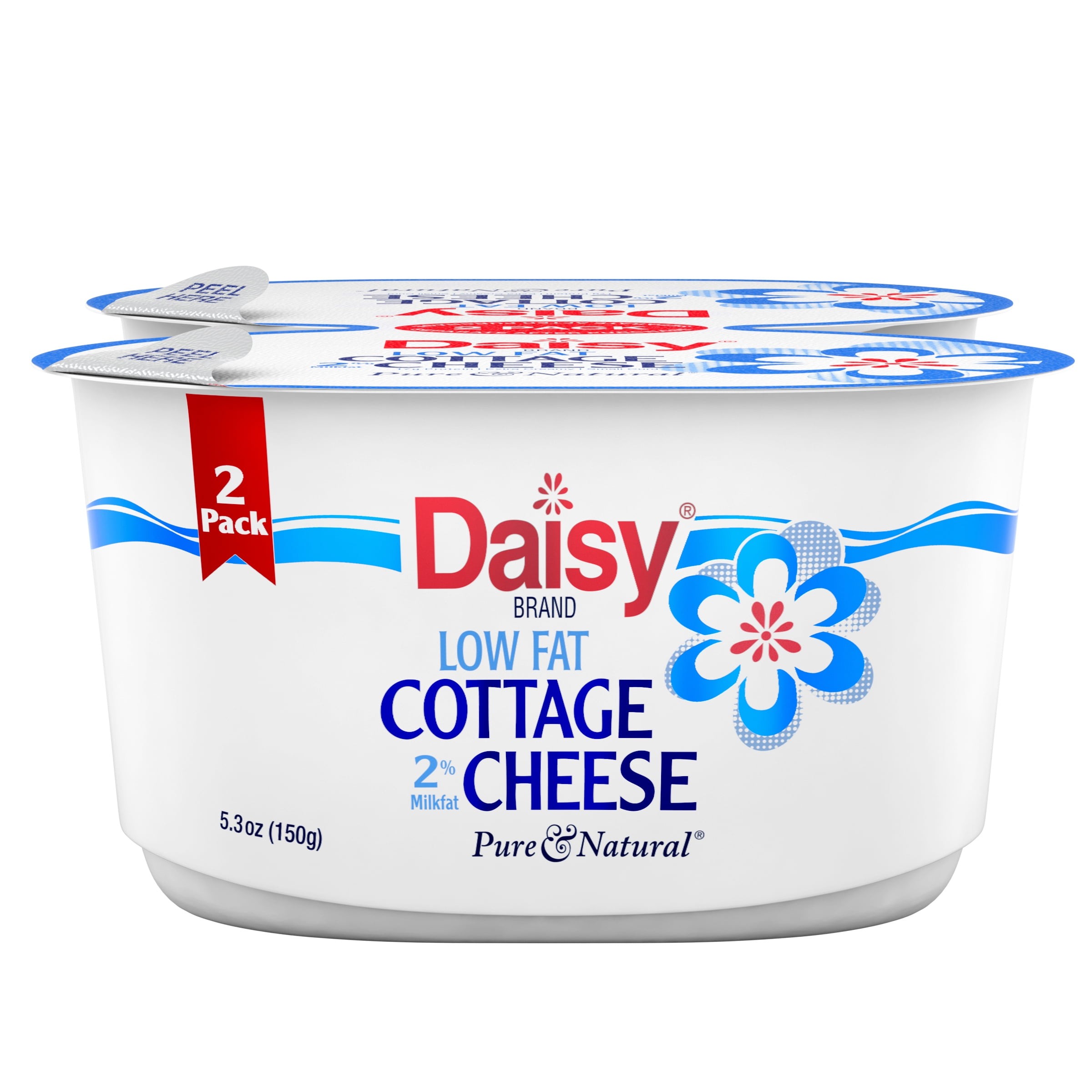 Great Value 1% Milkfat Small Curd Lowfat Cottage Cheese, 24 Great Value 1% Milkfat Small Curd Lowfat Cottage Cheese, 24