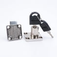 thumbnail image 3 of Cabinet Key Lock Cabinet Door Lock Drawer Lock File Cabinet Lock Drawer Lock With Key Cabinet Door Lock Anti Theft Zinc Alloy Polished Rustproof With Key For Home Drawer Furniture, 3 of 4