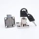 thumbnail image 2 of Cerradura de cajón con llave, Cerradura de puerta de gabinete Cerradura antillave para gabinete Cerradura para archivador construida para el futuro, 2 of 4